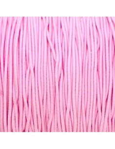 Elastique rond rose bonbon 1,5mm  2