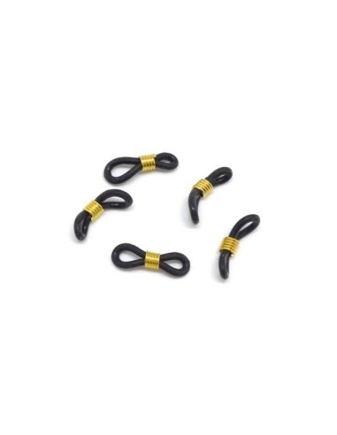 Attache lunette doré et noir