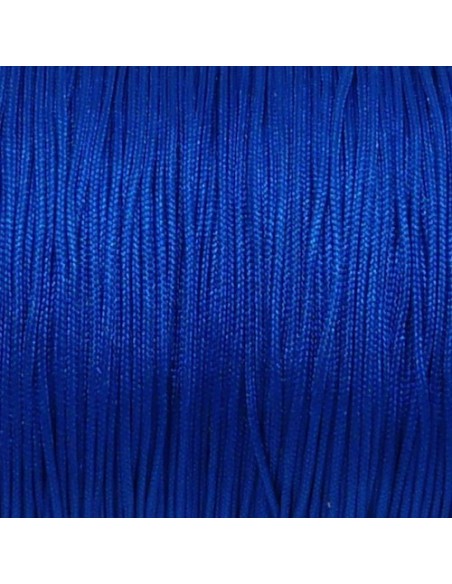 Fil fin bleu vif électrique pour création bijoux, tressage