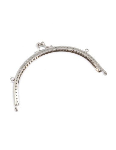 Fermoir clic clac pour création trousse arrondi 18cm