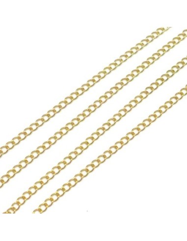 chainette de réglage vendu au mètre en acier inox doré