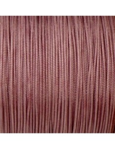 Fil de jade 0,8mm vieux rose brillant pour création bijoux 2
