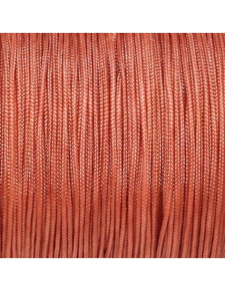 Fil de jade rose orange corail lumineux pour la création de bijoux