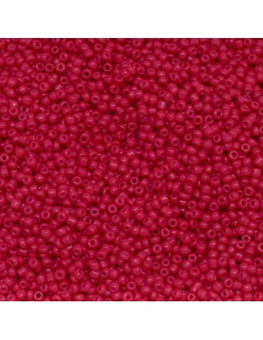 Perle de rocaille rose fuchsia 2,5mm pour tissage peyote pour collier