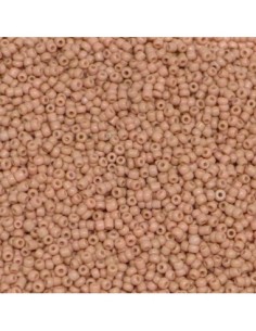 Perle de rocaille fine rose chair mat 2,5mm pas chère 2