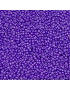 Perle de rocaille fine violet lilas nacré 2,5mm 2