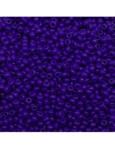 Perle de rocaille violet bleu indigo 2,5mm 2