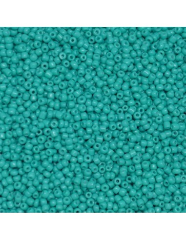 Perle de rocaille bleu turquoise 2,5mm pour création bijoux