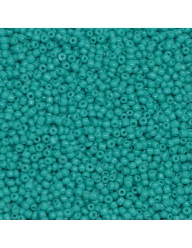 Mini Perle de rocaille bleu turquoise 2,5mm