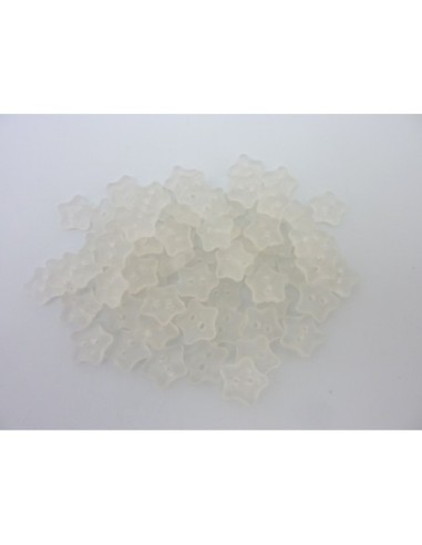 5 Boutons connecteur étoile transparent opaque...