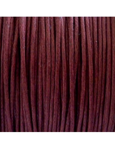 Fil pour bijoux grenat 1mm