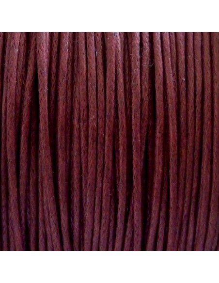 Fil pour bijoux grenat 1mm