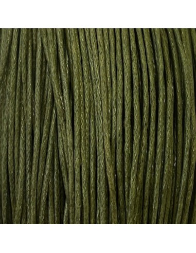 Cordon pour bijoux vert kaki