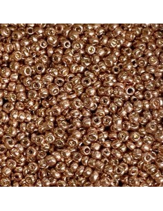 Mini perle rocaille or rose 2,5mm pour création bijoux 2