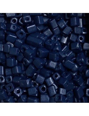 Rocaille cube bleu marine pour création DIY