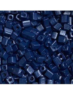 Perle rocaille cube bleu marine pour création DIY 2