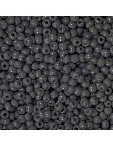 Rocaille gris 3,5mm, perle rocaille en gros pas chère