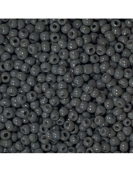 Rocaille gris 3,5mm, perle rocaille en gros pas chère