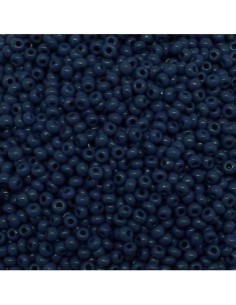 Perle rocaille bleu marine foncé 3mm 2