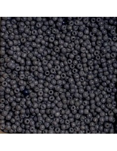 Perle rocaille gris ardoise 3mm pour création bijoux 2
