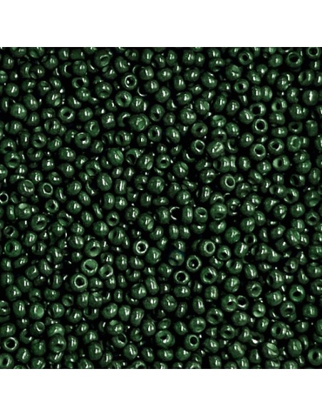 Rocaille 3mm vert foncé pas chère