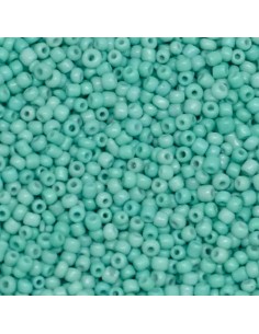 Rocaille 4mm bleu vert opaline pour loisirs créatifs 2