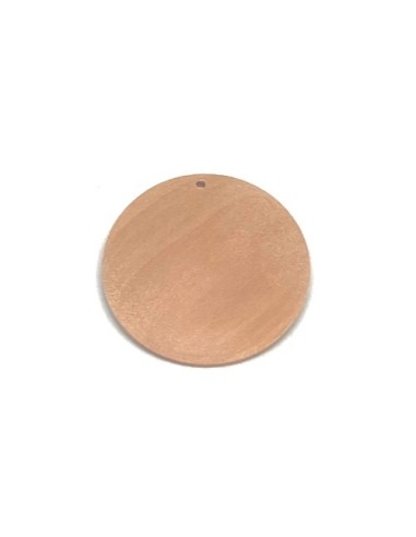 Pendentif palet en bois brut naturel 50mm pour graver, peindre