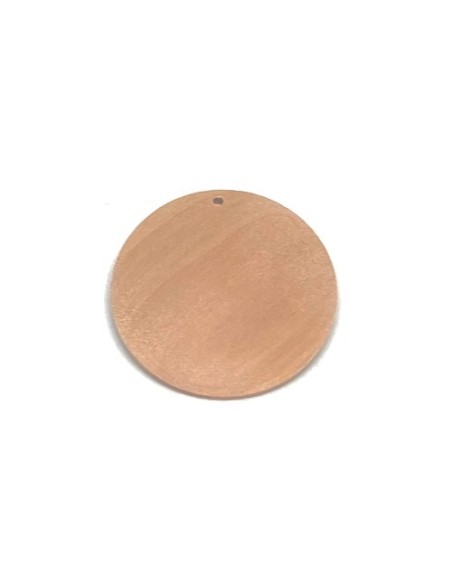 Pendentif palet en bois brut naturel 50mm pour graver, peindre