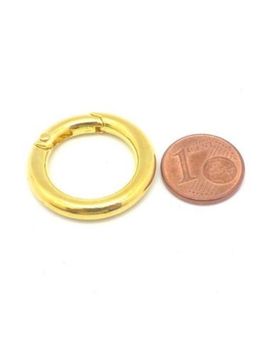 Mousquetons porte clé, fermoirs 25mm en métal doré