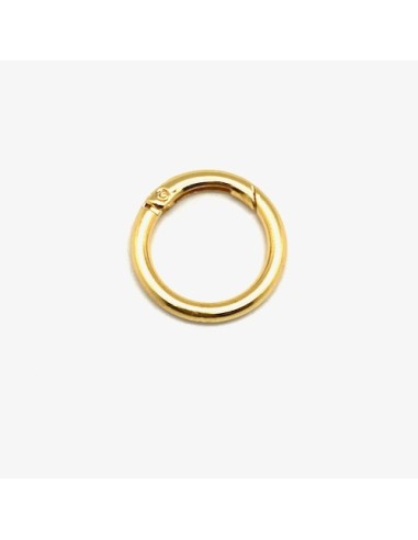 Mousqueton rond doré pour création bandoulière sac 33mm