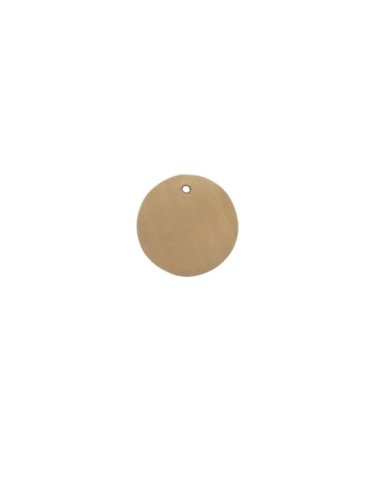 Pendentif palet en bois brut naturel 20mm pour graver, peindre