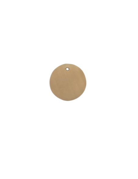 Pendentif palet en bois brut naturel 20mm pour graver, peindre