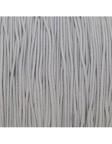 Fil élastique gris clair pour bracelet 1mm