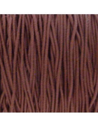 Elastique pour création bracelet marron