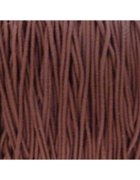 Elastique pour création bracelet marron