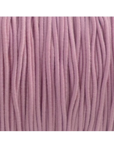 Fil élastique 1mm pour création DIY vieux rose