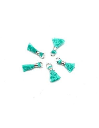 Mini pompon vert menthe clair