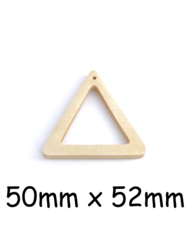 pendentif triangle en bois pour décoration