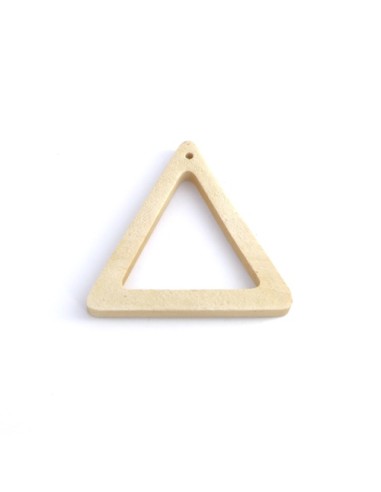 pendentif triangle en bois pour sapin de noel