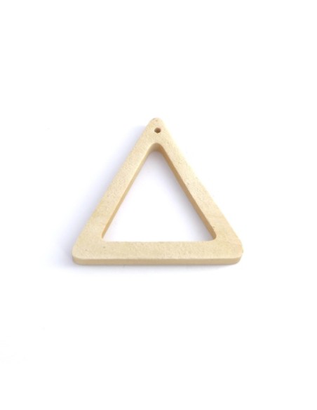 pendentif triangle en bois pour sapin de noel