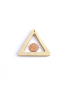 pendentif triangle en bois pour décoration 2