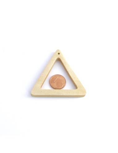 Pendentif triangle en bois pour bijoux