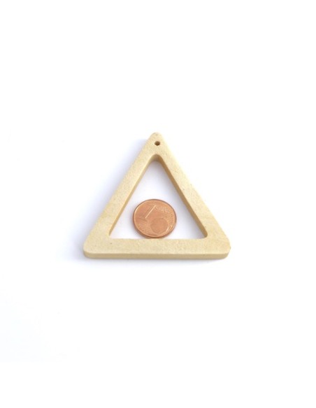 Pendentif triangle en bois pour bijoux