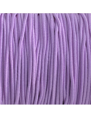 Elastique 1mm mauve pour noeud coulissant