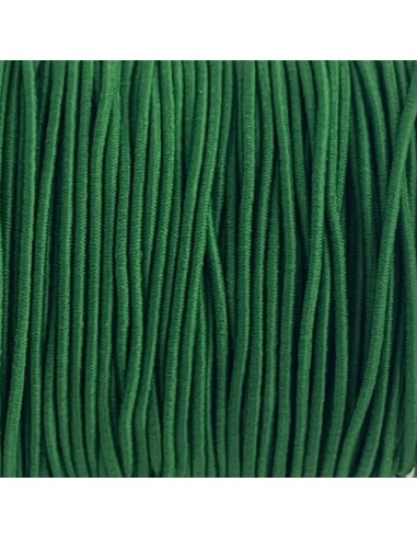 Cordon élastique vert herbe pour bijoux