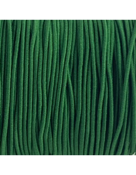 Cordon élastique vert herbe pour bijoux