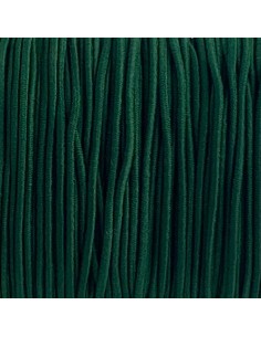 Fil élastique 1mm pour bijoux vert foncé 2
