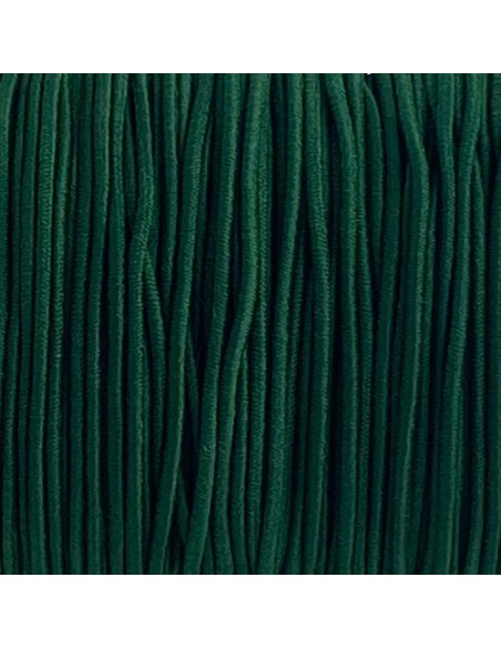 Cordon élastique vert foncé pour bijoux Cordon élastique vert foncé pour bijoux