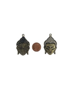 Pendentif Bouddha bronze avec strass 2