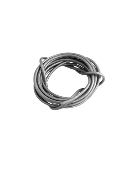 Cordon cuir argenté de diamètre 2,5mm pour création DIY Cordon cuir argenté de diamètre 2,5mm pour création DIY